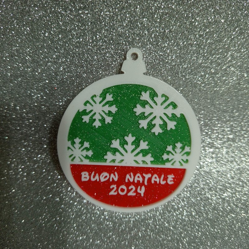 pallina natale personalizzata 3pz